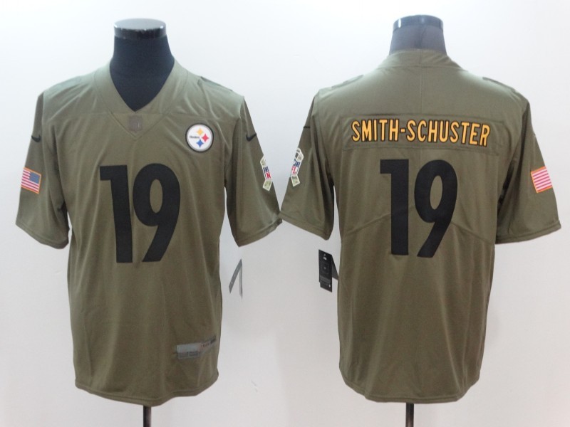 Men's Pittsburgh Steelers JuJu Smith-Schuster #19 Brown Alternate Jersey